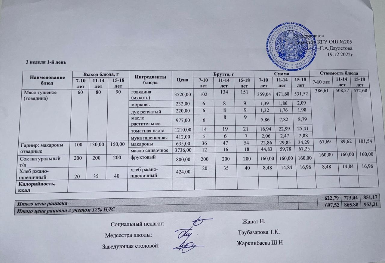 Ас мәзірі